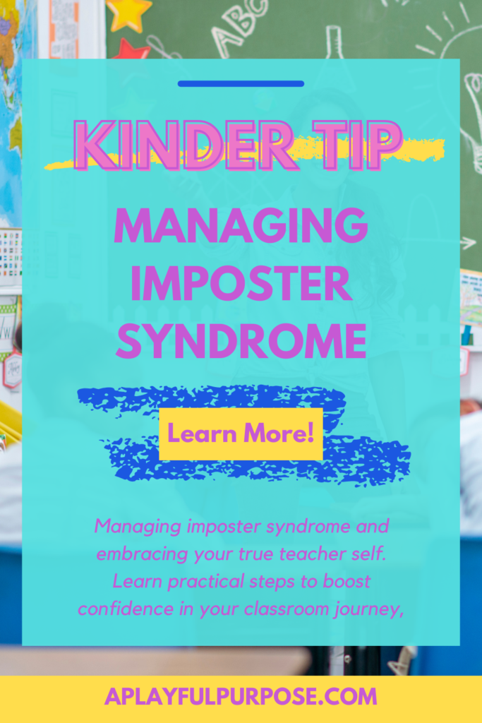 managing imposter syndrome and embracing your true teacher self. 